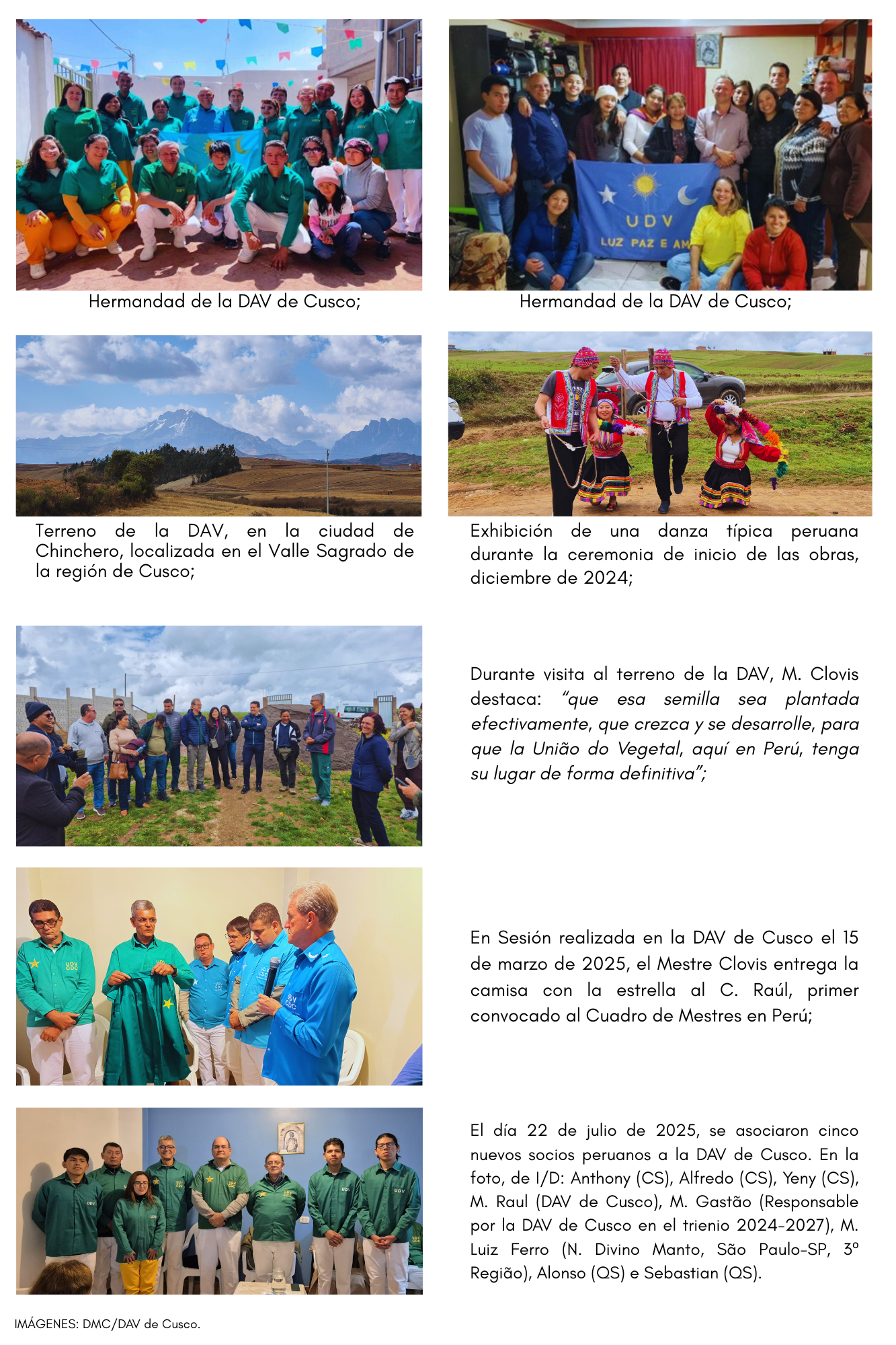 Mosaico - DAV de Cusco (espanhol)